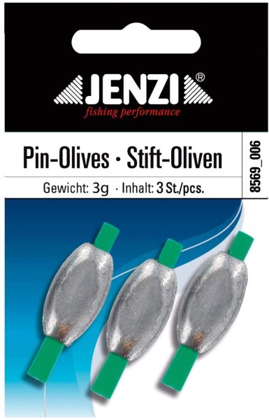 Jenzi Stift-Oliven-Blei, Pin-Olives