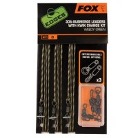 Fox 30lb Submerge Leaders with Kwik Change Kit Gravelly...